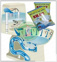 Cách thông bồn cầu bằng bột có hiệu quả không ?