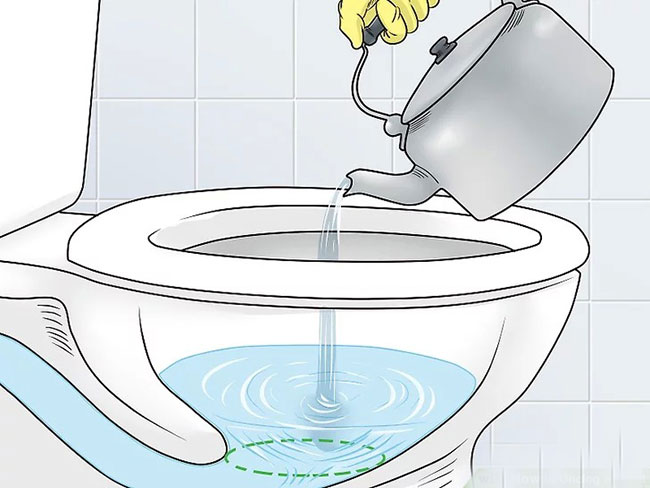 c&aacute;ch th&ocirc;ng cống nghẹt bằng nước rửa ch&eacute;n