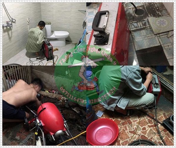 Đường ống tho&aacute;t nước hầm cầu tự hoại