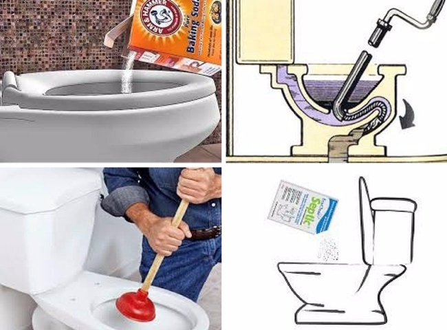 Xử l&yacute; bồn cầu bị nghẹt hơi bằng th&ocirc;ng ống tho&aacute;t hơi